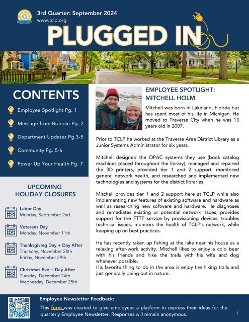 3rd Quarter Employee Newsletter FINAL