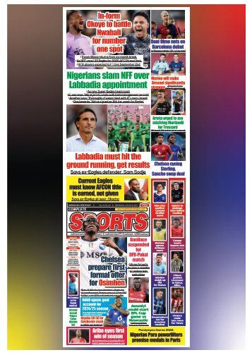 COMPLETE SPORTS - WEDNESDAY, AUG 28, 2024