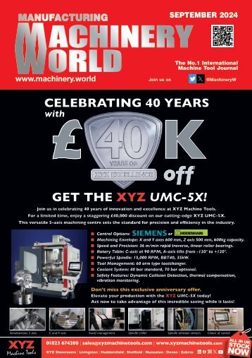 Manufacturing Machinery World – September 2024