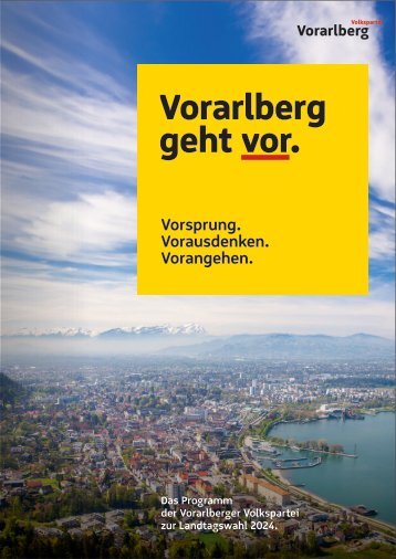 Vorarlberg geht vor. (einfache Sprache)