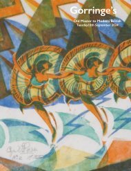 Gorringe's Old Master to Modern British Sale