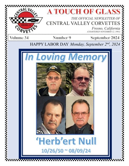 Central Valley Corvettes of Fresno - September 2024