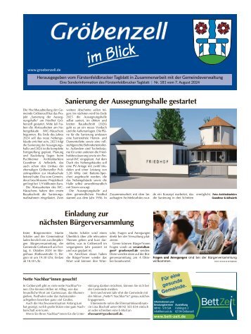 Gröbenzell im Blick | August 2024