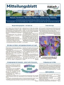 Mitteilungsblatt Maisach | März 2024