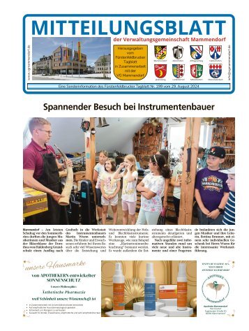 Mitteilungsblatt Mammendorf | August 2024