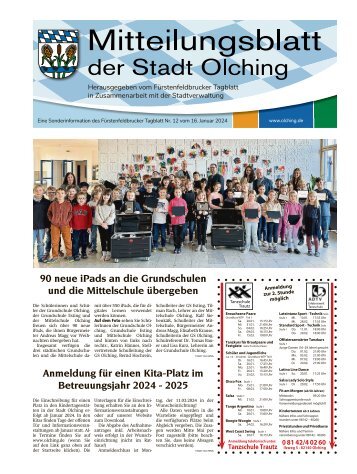 Mitteilungsblatt der Stadt Olching | Januar 2024
