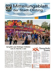 Mitteilungsblatt der Stadt Olching | Mai 2024