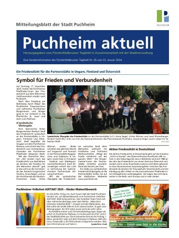 Mitteilungsblatt der Stadt Puchheim | Januar 2024