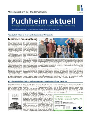Mitteilungsblatt der Stadt Puchheim | April 2024