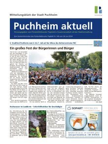 Mitteilungsblatt der Stadt Puchheim | Juni 2024