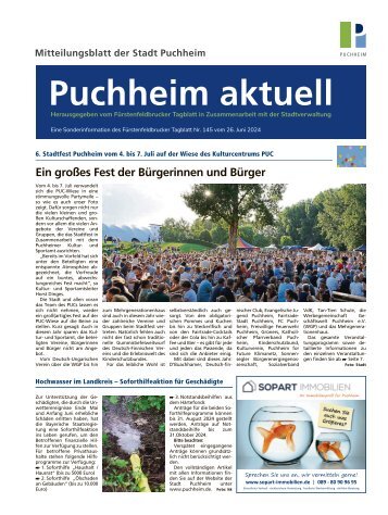 Mitteilungsblatt der Stadt Puchheim | Juni 2024
