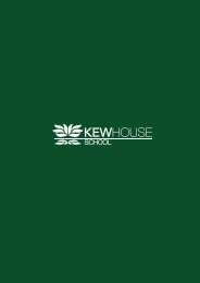 Kew House School Prospectus