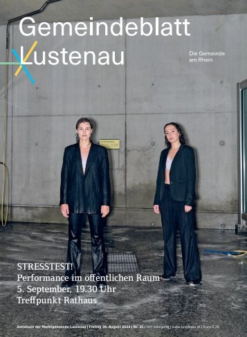 Gemeindeblatt Lustenau Nr. 35 | Freitag, 30. August 2024