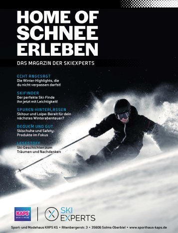 SchneeErleben 24/25 | Sporthaus Kaps | 35606 Solms