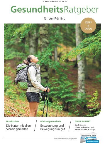 Gesundheitsratgeber Fürstenfeldbruck | Ausgabe 63 | März 2024