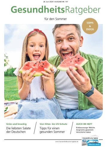 Gesundheitsratgeber Fürstenfeldbruck | Ausgabe 147 | Juni 2024