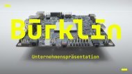 Unternehmenspräsentation Bürklin Elektronik