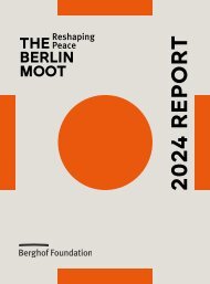 The Berlin Moot 2024 - Conference report