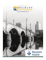 Bulkley Richardson Employment Law Presentation to Baystate Health
