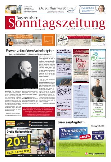 2024-09-01 Bayreuther Sonntagszeitung