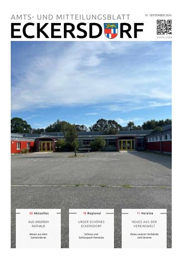 Eckersdorf Amts- und Mitteilungsblatt September24