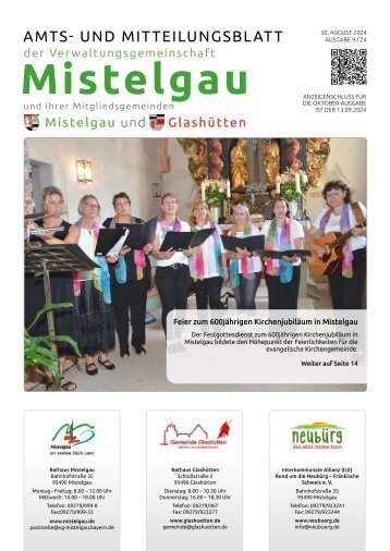 Mistelgau-Glashütten Amts- und Mitteilungsblatt September24