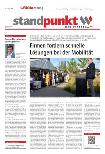 Standpunkt 583, 30. August 2024