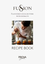 Prova Gourmet Fusion recipe book 