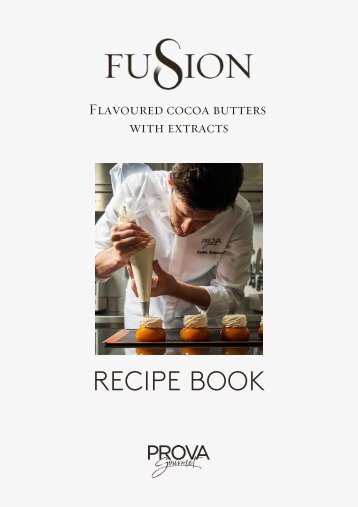 Prova Gourmet Fusion recipe book 