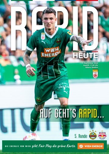 Rapid HEUTE: SK Rapid vs. RB Salzburg