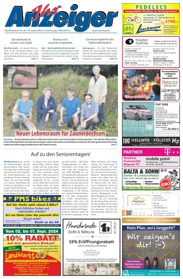 Ihr Anzeiger Bad Bramstedt 35 2024