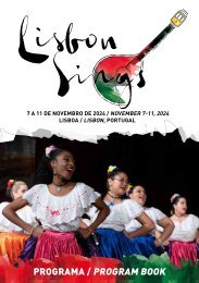 LISBON SINGS 2024 - Program Book