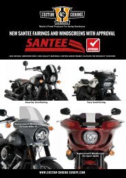 New Fairings and Windscreens from Santee! 
