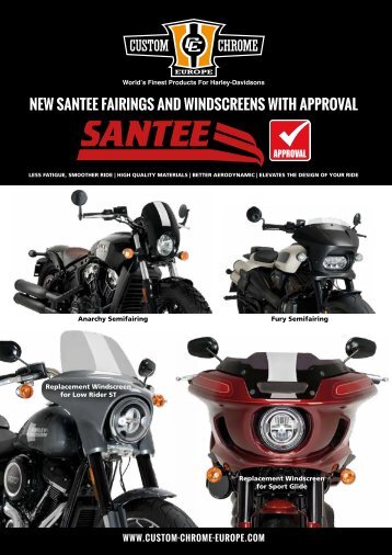 New Fairings and Windscreens from Santee! 