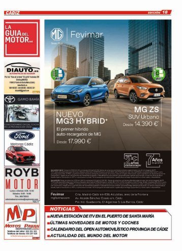LA GUÍA DEL MOTOR EDICIÓN CÁDIZ nº 18