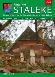Unter der Staleke 235, Herbst 2024