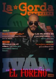 La Gorda Magazine Año 10 Edición Número 116 Septiembre 2024 Portada: Iván 