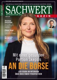 SACHWERT Magazin 04/24