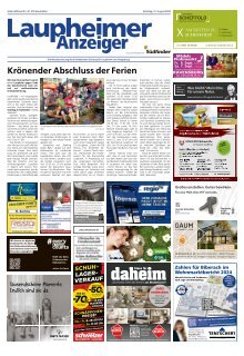 31.08.2024 Laupheimer Anzeiger