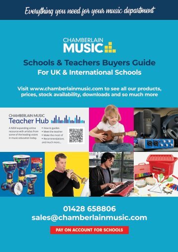 Chamberlain Music - Schools and Teachers Buyers Guide 2024