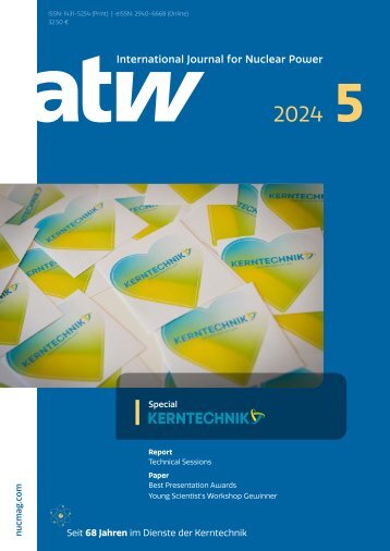 atw - International Journal for Nuclear Power | 05.2024