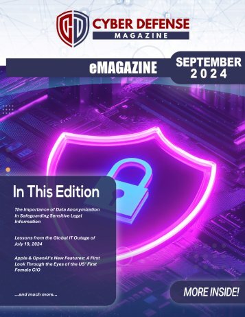 The Cyber Defense eMagazine September Edition for 2024