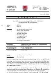 48. Gemeinderatssitzung (593 KB) - .PDF - Gemeinde Itter