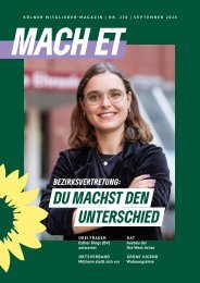 Mach Et 270: Bezirksvertretung – Du machst den Unterschied