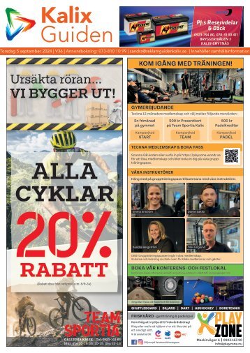 KalixGuiden vecka 36, 2024