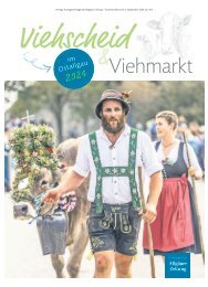 Viehscheid & Viehmärkte 2024