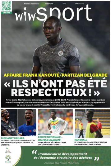 Journal wiwsport n466 - 04 sept. 2024