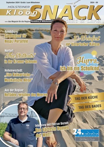 Holsteiner KlöönSNACK - Ausgabe Rendsburg / Mittelholstein - September 2024