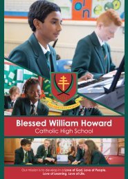 Blessed William Howard Catholic High School - Prospectus 2024-25