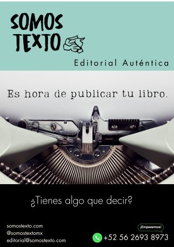 Conoce “Somos Texto”  Editorial Autentica